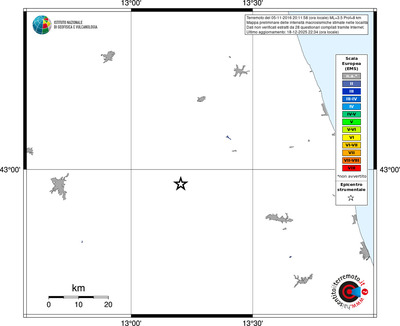 Mappa EMS - territori località