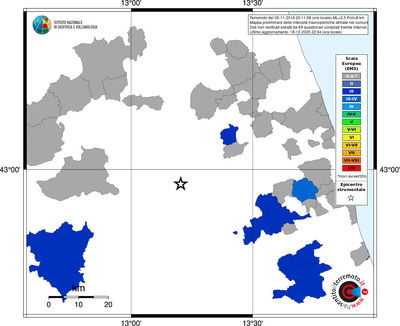 Mappa EMS - territori comuni
