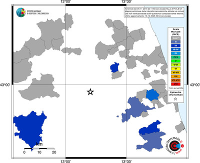 Mappa MCS - territori comuni
