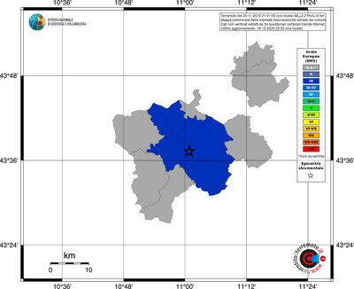 Mappa EMS - territori comuni