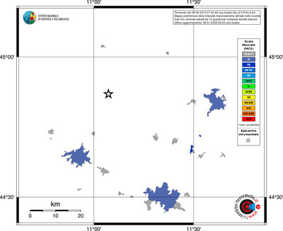 Mappa MCS - territori località