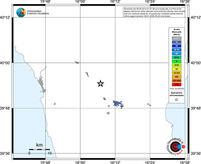 Mappa MCS - territori località