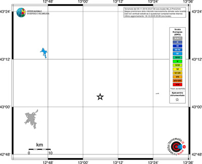 Mappa EMS - territori località
