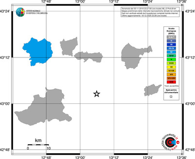 Mappa EMS - territori comuni