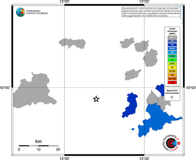 Mappa EMS - territori comuni