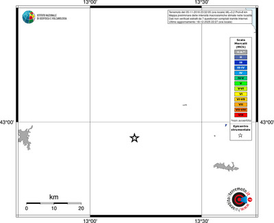 Mappa MCS - territori località