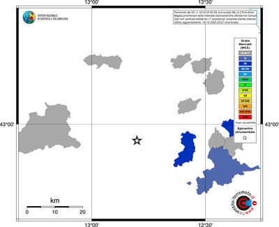Mappa MCS - territori comuni