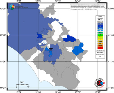 Mappa MCS - territori comuni