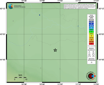 Mappa EMS - località