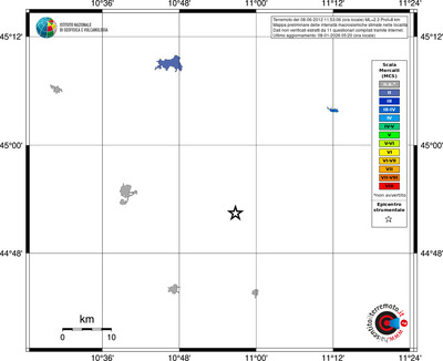 Mappa MCS - territori località