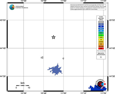 Mappa MCS - territori località