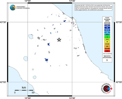 Mappa EMS - territori località
