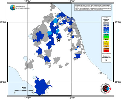 Mappa EMS - territori comuni