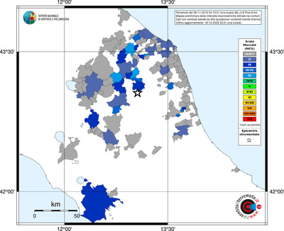 Mappa MCS - territori comuni