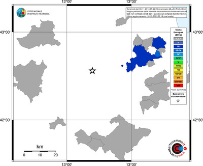 Mappa EMS - territori comuni