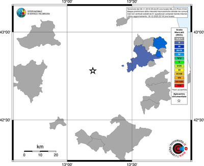 Mappa MCS - territori comuni