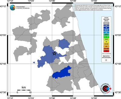 Mappa MCS - territori comuni
