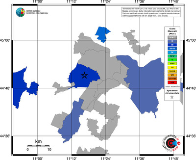 Mappa MCS - territori comuni