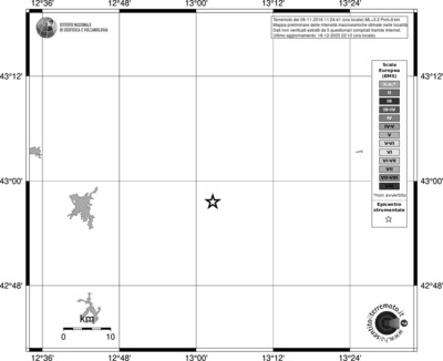 Mappa EMS - territori località