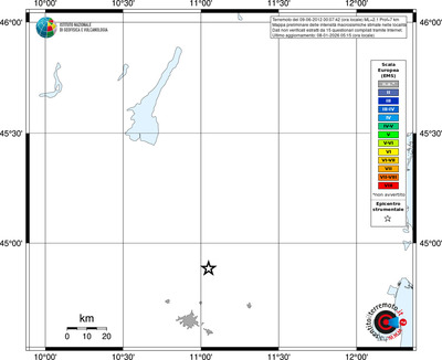 Mappa EMS - territori località