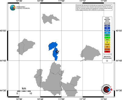 Mappa MCS - territori comuni