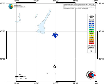Mappa EMS - territori località