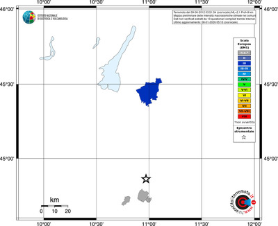 Mappa EMS - territori comuni
