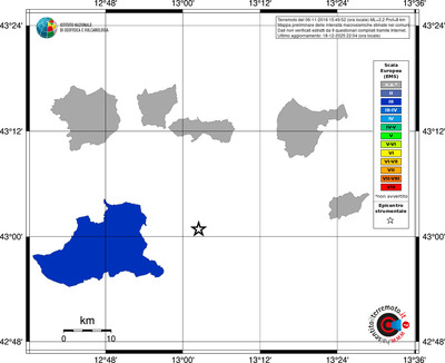 Mappa EMS - territori comuni