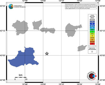 Mappa MCS - territori comuni