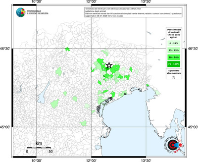 Mappa territorio comunale con almeno 3 questionari