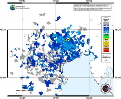 Mappa EMS - territori comuni