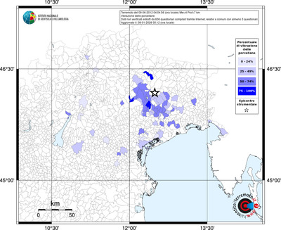 Mappa territorio comunale con almeno 3 questionari