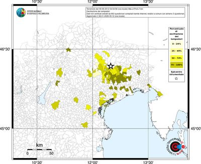 Mappa territorio comunale con almeno 3 questionari