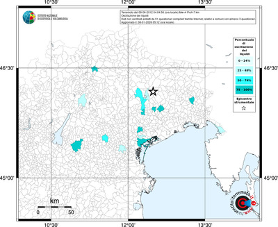 Mappa territorio comunale con almeno 3 questionari