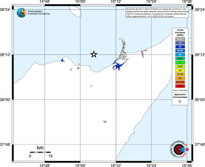 Mappa EMS - territori località
