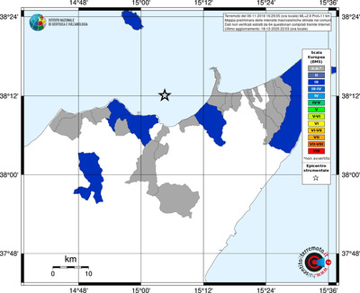Mappa EMS - territori comuni