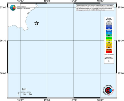 Mappa EMS - territori località