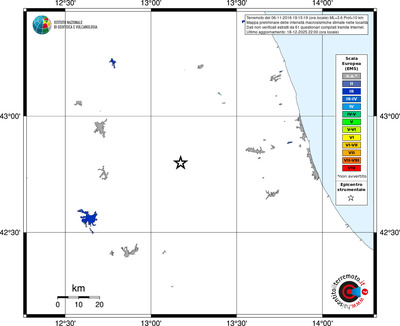 Mappa EMS - territori località