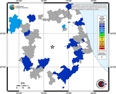 Mappa EMS - territori comuni