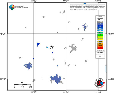 Mappa MCS - territori località