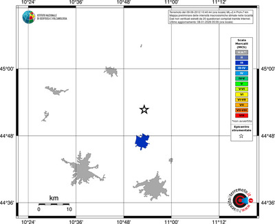 Mappa MCS - territori località