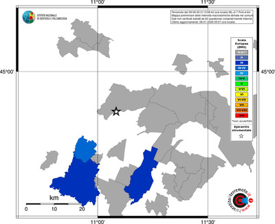 Mappa EMS - territori comuni