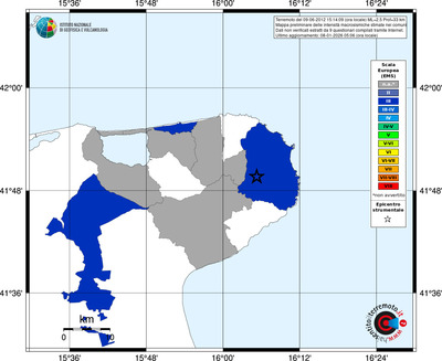 Mappa EMS - territori comuni