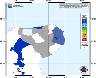 Mappa MCS - territori comuni