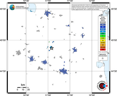 Mappa MCS - territori località