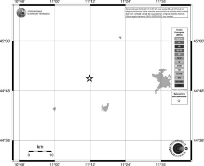 Mappa EMS - territori località