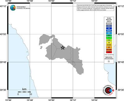 Mappa MCS - territori comuni