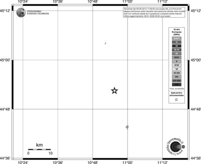 Mappa EMS - territori località