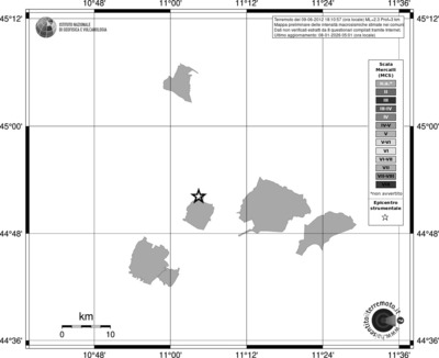 Mappa MCS - territori comuni
