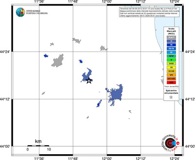 Mappa MCS - territori località